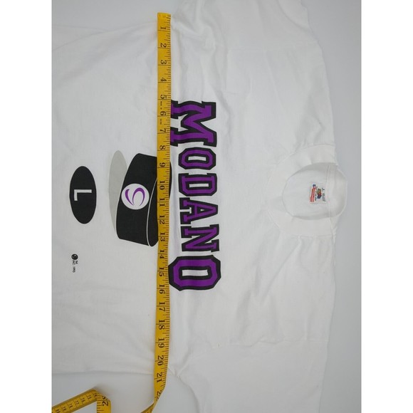 Vintage Mike Modano Shirt Men's Size Large Single Stitch Hockey NHL 1993 90s - Picture 5 of 11